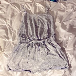 Gray romper-super cute for summer!